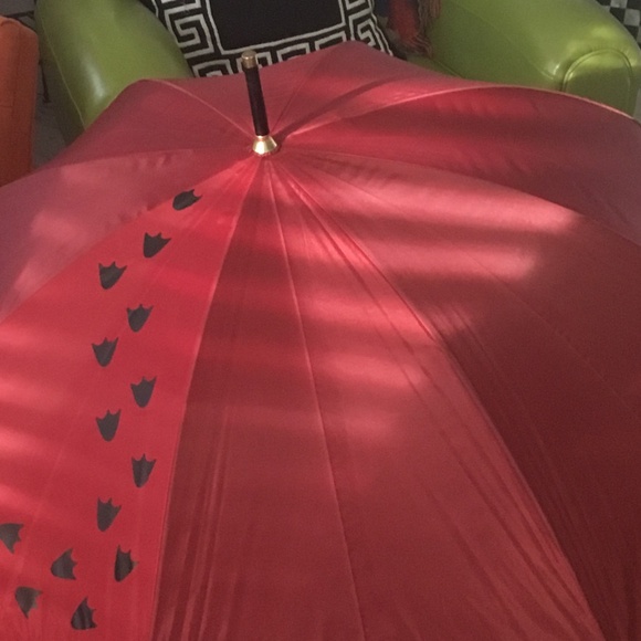 DUCK HEAD. ARAMIS RED UMBRELLA LARGER SIZED. VINTAGE - Picture 1 of 8